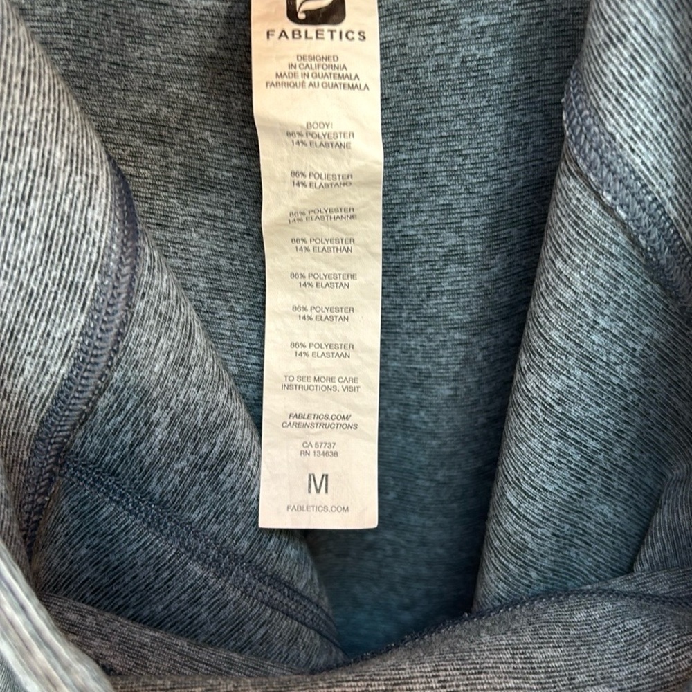 Fabletics Gray Activewear Leggings Women’s Medium Butter Soft - Picture 3 of 6